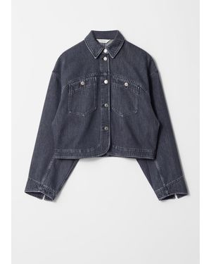& Other Stories Boxy Denim Jacket - Blue