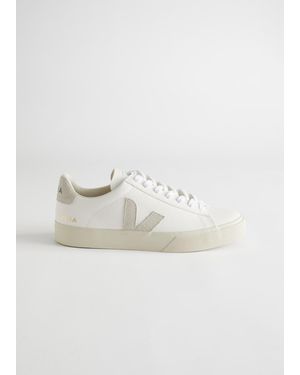 & Other Stories Veja Campo Leather Trainers - Natural
