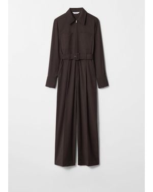 & Other Stories Tailored Jumpsuit - Brown
