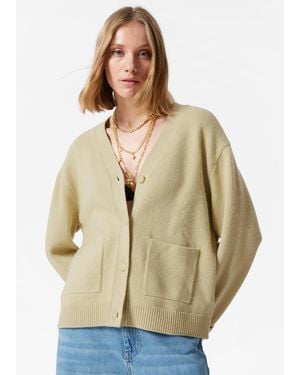 & Other Stories Patch-Pocket Cardigan - Natural