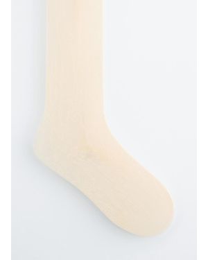 & Other Stories Sheer Lace Tights - White
