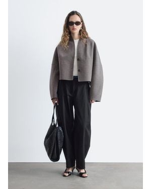 & Other Stories Wool Doublé Jacket - Natural