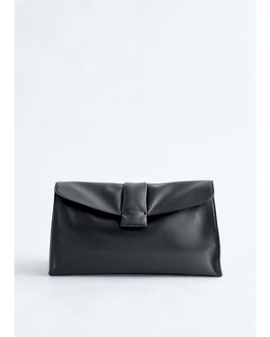 & Other Stories Soft Leather Clutch - Black