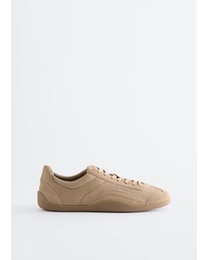 & Other Stories Minimal Leather Trainers - Black