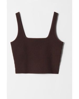 & Other Stories Kurzes Top - Braun