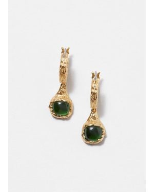 & Other Stories Boucles D'Oreilles Avec Strass - Blanc