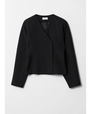 & Other Stories Blazer Sans Col - Noir