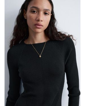 & Other Stories Heart Pendant Necklace - Black