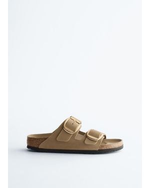 & Other Stories Birkenstock Arizona Big Buckle Sandals - White