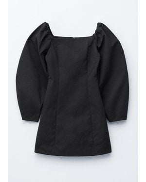 & Other Stories Off-Shoulder Mini Dress - Black