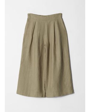& Other Stories Linen Culottes - Green
