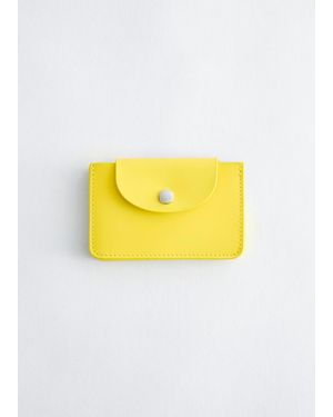 & Other Stories Small Card Holder - Yellow