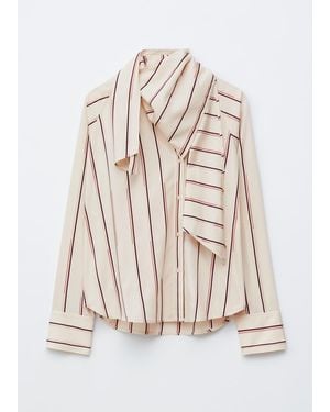 & Other Stories Scarf-Detail Shirt - White