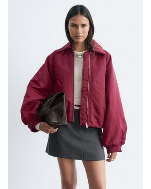 & Other Stories Collared Bomber Jacket
