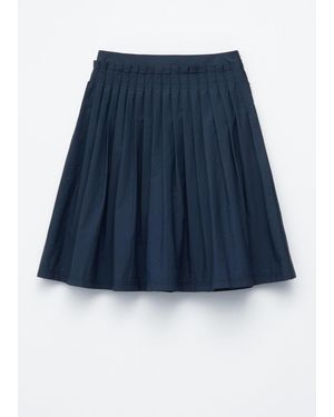 & Other Stories Pleated Midi Skirt - White