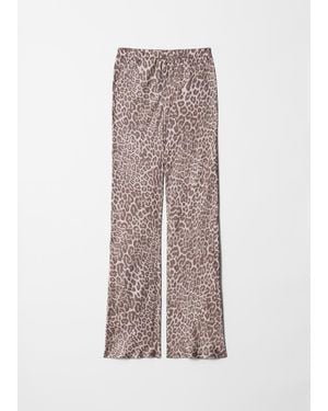 & Other Stories Satin Pull-On Pants - Natural