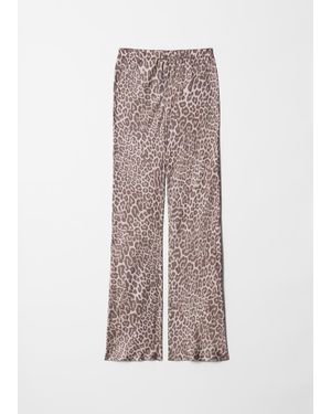 & Other Stories Satin Pull-On Pants - Natural