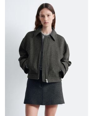 & Other Stories Short Wool Jacket - Black
