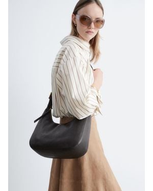 & Other Stories Crescent Crossbody Bag - White