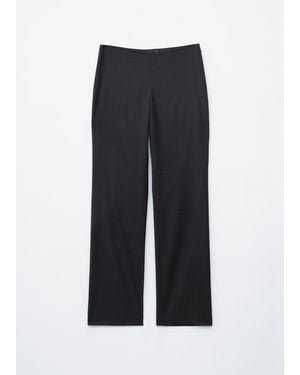 & Other Stories Straight-Leg Wool Pants - White