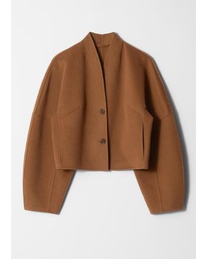 & Other Stories Wool Doublé Jacket - Brown