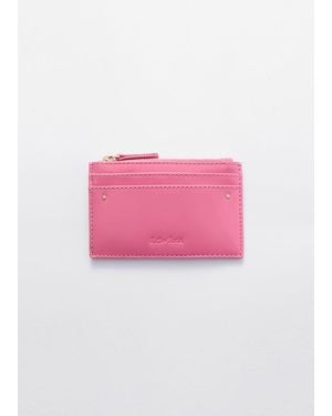 & Other Stories Klassisches Kartenetui Aus Leder - Pink