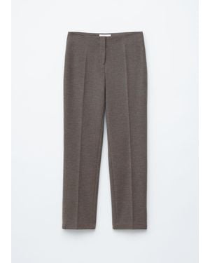 & Other Stories Tailored Press-Crease Pants - White