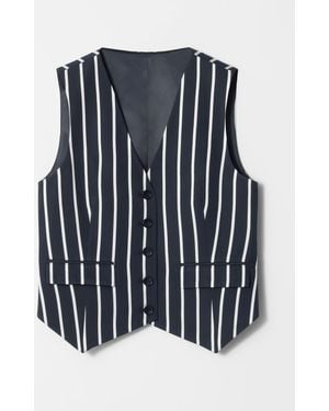 & Other Stories Tailored Waistcoat - Blue