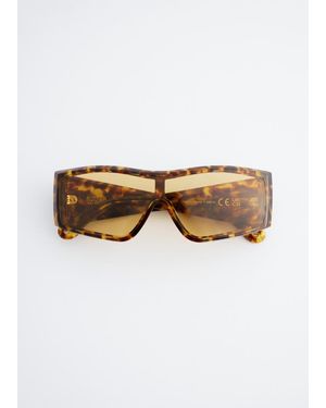& Other Stories Shield Sunglasses - White