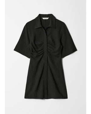 & Other Stories Shirt Mini Dress - Black