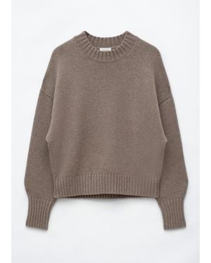 & Other Stories Pull Oversize En Laine Et Cachemire - Marron