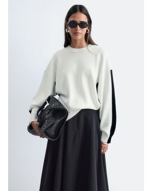& Other Stories Oversized Knit Sweater - White