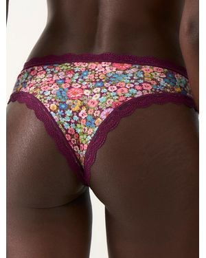 Stripe & Stare Brazilian Knicker - Multicolour