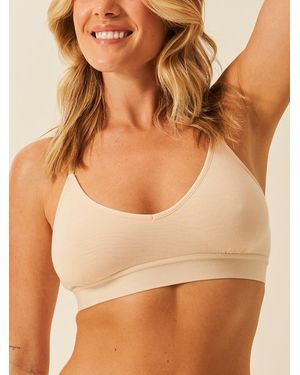 Stripe & Stare T-Shirt Bra - Brown