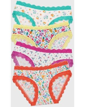 Stripe & Stare The Original Knicker Four Pack - Grey