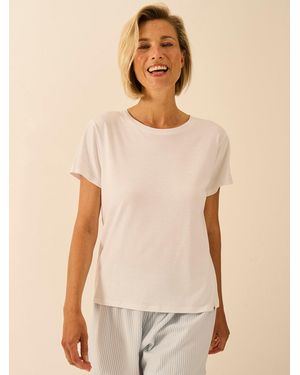 Stripe & Stare Classic T-Shirt - Natural