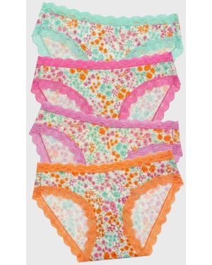 Stripe & Stare The Original Knicker Four Pack - Grey