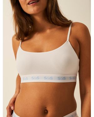 Stripe & Stare T-Shirt Bra - Brown