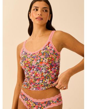 Stripe & Stare Lace Cami - Multicolour