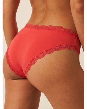 Stripe & Stare Brazilian Knicker - Red
