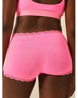 Stripe & Stare Hipster Knickers - Pink
