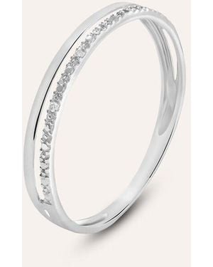 Stroili Anello Fascia Sophia Oro Bianco Diamante
