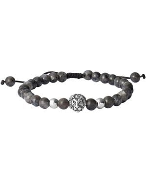 Stroili Bracciale Man Code Acciaio Bicolore Bianco / Nero Snowflake - Metallizzato