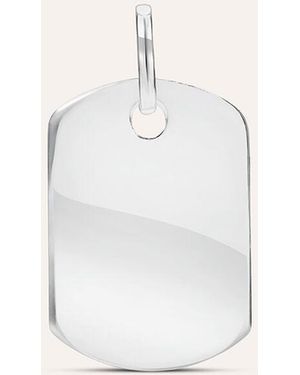 Stroili Pendente Gentleman Argento Rodiato - Bianco