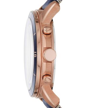 Fossil Orologio Cronografo Grant quadrante blu FS5237-RE21 - Marrone
