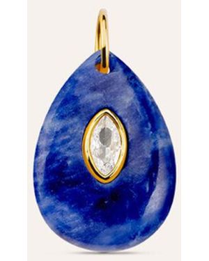 Stroili Pendente Radiance Acciaio Dorato Lapislazzuli Cubic Zirconia - Blu