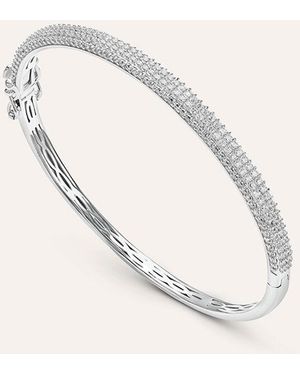Stroili Bangle Silver Shine Argento Rodiato Cubic Zirconia - Neutro