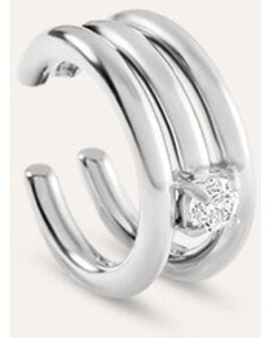Stroili Ear Cuff Moonlight Acciaio Cubic Zirconia - Neutro