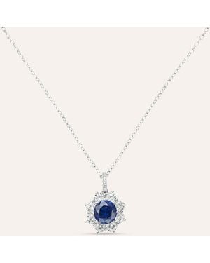 Stroili Collana Silver Elegance Argento Rodiato Cubic Zirconia - Blu