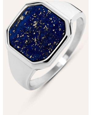 Stroili Anello Chevalier Man Code Acciaio Lapislazzuli - Blu
